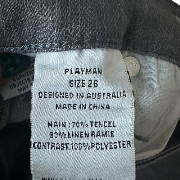 SASS & BIDE Starburst Playman Gray Skinny Jeans Size 26 - Picture 7 of 7